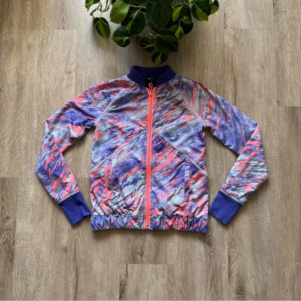 Lululemon Ivivva Girls Printed Jacket size 7